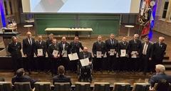 Ausgezeichnet mit der Medaille für Treue Dienste.