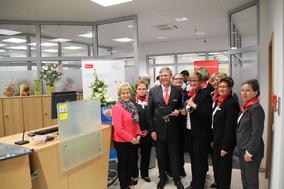 Sparkasse wiedereröffnet