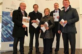 EFRE-Projekt des Monats vorgestellt / Spatenstich für Weichenschleifhalle