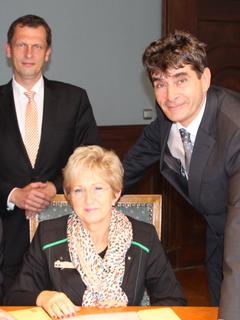 Holger Kelch, Dr. Dietlind Tiemann und Dr. Martin Wilke