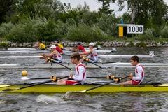 Ruderer auf dem Beetzsee