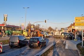Der nächste Stau an der Potsdamer Straße ist vorprogrammiert.