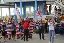 Einmarsch der Nationen.