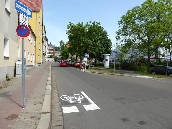 Zwei Einbahnstraßen für den Radverkehr in Gegenrichtung geöffnet