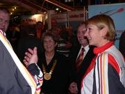 Katrin Wagner-Augustin im Gespräch mit der Oberbürgermeisterin