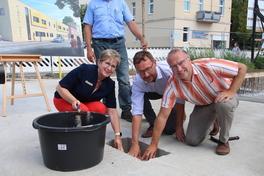 Grundsteinlegung für Kita-Neubau