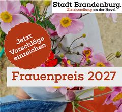 Plkat zum Aufruf Frauenpreis