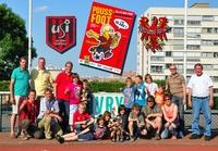 Spieler des BSC Süd 05 und Betreuer