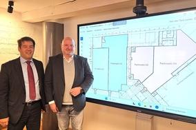 Kaufland-Immobilienentwickler René Hoffmann und Oberbürgermeister Steffen Scheller machten die Zukunft des Beetzsee Centers greifbar.