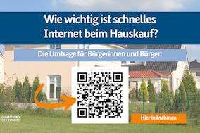 Umfrage-Poster mit QR-Code