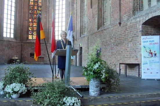 Oberbürgermeisterin Dr. Dietlind Tiemann eröffnet den Sommerempfang 2014