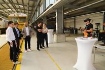 Vorführung einer virtuellen Brille.