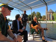 Auch von der Brandenburger Innenstadt war der Gesandte begeistert.