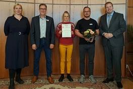 Ausgezeichnet: die altstadtfestliche Delegation aus Brandenburg an der Havel.
