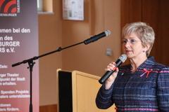 Oberbürgermeisterin Dr. Dietlind Tiemann: Brandenburg an der Havel steht zur Verantwortung für Kunst und Kultur und fördert zum Beispiel die Arbeit des Brandenburger Theaters mit 5,3 Mio. Euro aus kommunalen Mitteln.