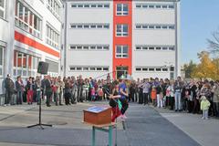 Programmteil auf dem Schulhof