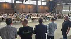 Gefeiert wurde im Industriemuseum.