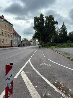 Schutzstreifen Willi-Sänger-Straße