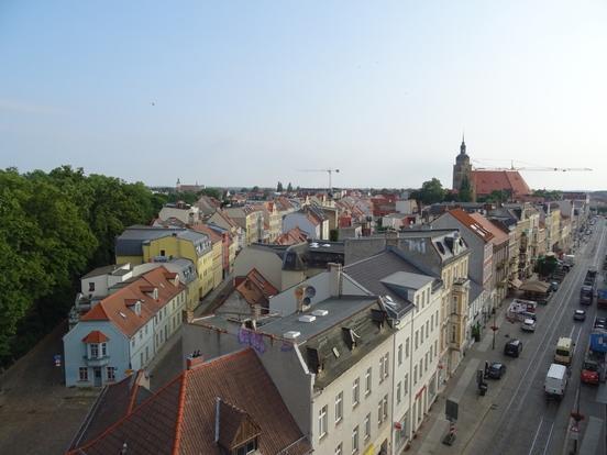 Blick vom Steintorturm über die Stadt (Foto: Stadtmuseum Brandenburg an der Havel)
