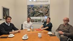 Steffen Scheller im Gespräch mit Andreas Griebel, Karina Knoppe und Heiko Horst-Müchler.