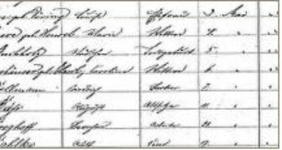 Eintragung im Namensregister zum Tod des Barbiers Friedrich Bollmann am 7. Mai 1901 (Standesamt I Brandenburg an der Havel, Reg.-Nummer 335/1901)