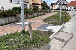 So sieht der neue Gehweg in Schmerzke aus.