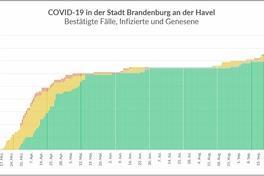 Corona-Wochengrafik des Gesundheitsamtes