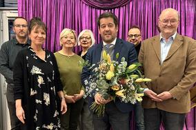 Verabschiedung des Aufsichtsratsvorsitzenden Steffen Scheller.