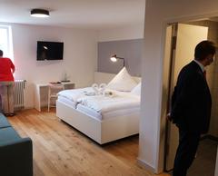 Einblick in ein Doppelzimmer