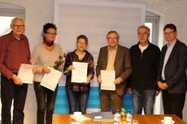 Übergabe der Berufungsurkunden an die Ordnungspaten für 2018