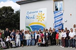 Team der Wohnstätte in der Nikolai von Harlem Straße im Jahr 2012