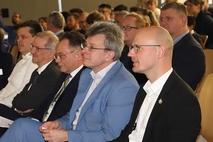 Blick auf die Zuschauerreihe.