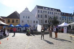 Eröffnung des Sommerfestes der PSAG auf dem Altstädtischen Markt.
