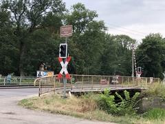 Seitenansicht der Planebrücke