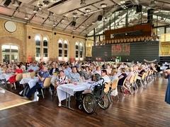 Mitarbeiterschaft, geladene Gäste und viele Wegbegleiter begingen das 35. jubiläum des ASB-Ortsverbandes Brandenburg an der Havel e.V.