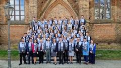 Das Gruppenfoto zur Immatrikulation.