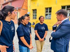 Gespräche mit dem Stadtchef