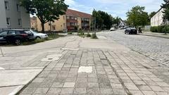 Die Beethovenstraße mit Blick Richtung Rotdornweg.