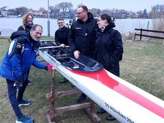 Für Samstag sind auf dem Plauer Rudergelände die Taufe von zwei Booten geplant.