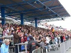 Internationale Meisterschaften sind immer ein Zuschauermagnet, wie hier bei der Kanu-EM 2009.