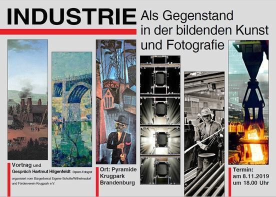 Bildvortrag über "Industrie - als Gegenstand der bildenden Kunst und der Fotografie"