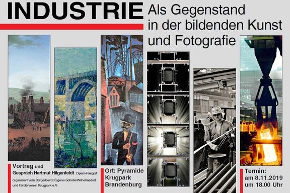 Bildvortrag über "Industrie - als Gegenstand der bildenden Kunst und der Fotografie"