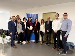 Bild im Bildungsministerium Brandenburg mit dem Koordinierungskreis "Berufsorientierung"