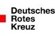 Logo vom DRK (Deutsches Rotes Kreuz): Ein rotes Kreuz und daneben in drei Zeilen der Schriftzug "Deutsches Rotes Kreuz"