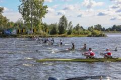 Kurz nach dem 1000 Meter Start