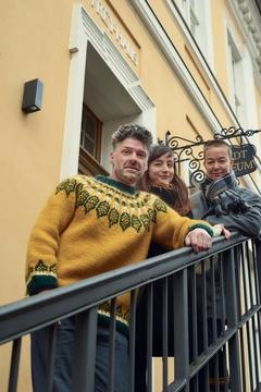 Kai Hesky, Sara Pieper und Michelle Schmidt (von links nach rechts) vor dem Stadtmuseum im Frey-Haus (Foto: Steffi Holz)