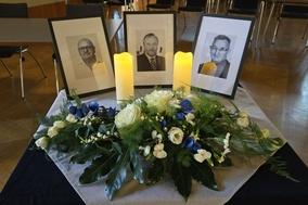 Gedenken im Rahmen der Stadtverordnetenversammlung an Bodo Kaßau, Dr. Helmut Schliesing und Dr. Hans-Peter Jung.