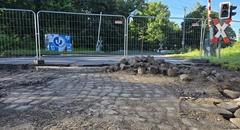 Baustellenbesichtigung.