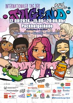 Das Plakat für den "4. tag der Jugend" in Brandenburg an der Havel.