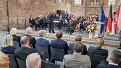 Für die musikalische Umrahmung sorgte das Landespolizeiorchester Brandenburg.